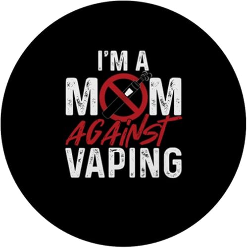 Miniatura 3 de Soy una mamá contra el vapeo  Cigarrillo electrónico  Vape Vaper PopSockets intercambiables PopGrip