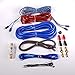 Gravity GR-KIT8B 8 Gauge Amplifier Installation Kit with High Performance RCA and Speaker Wire