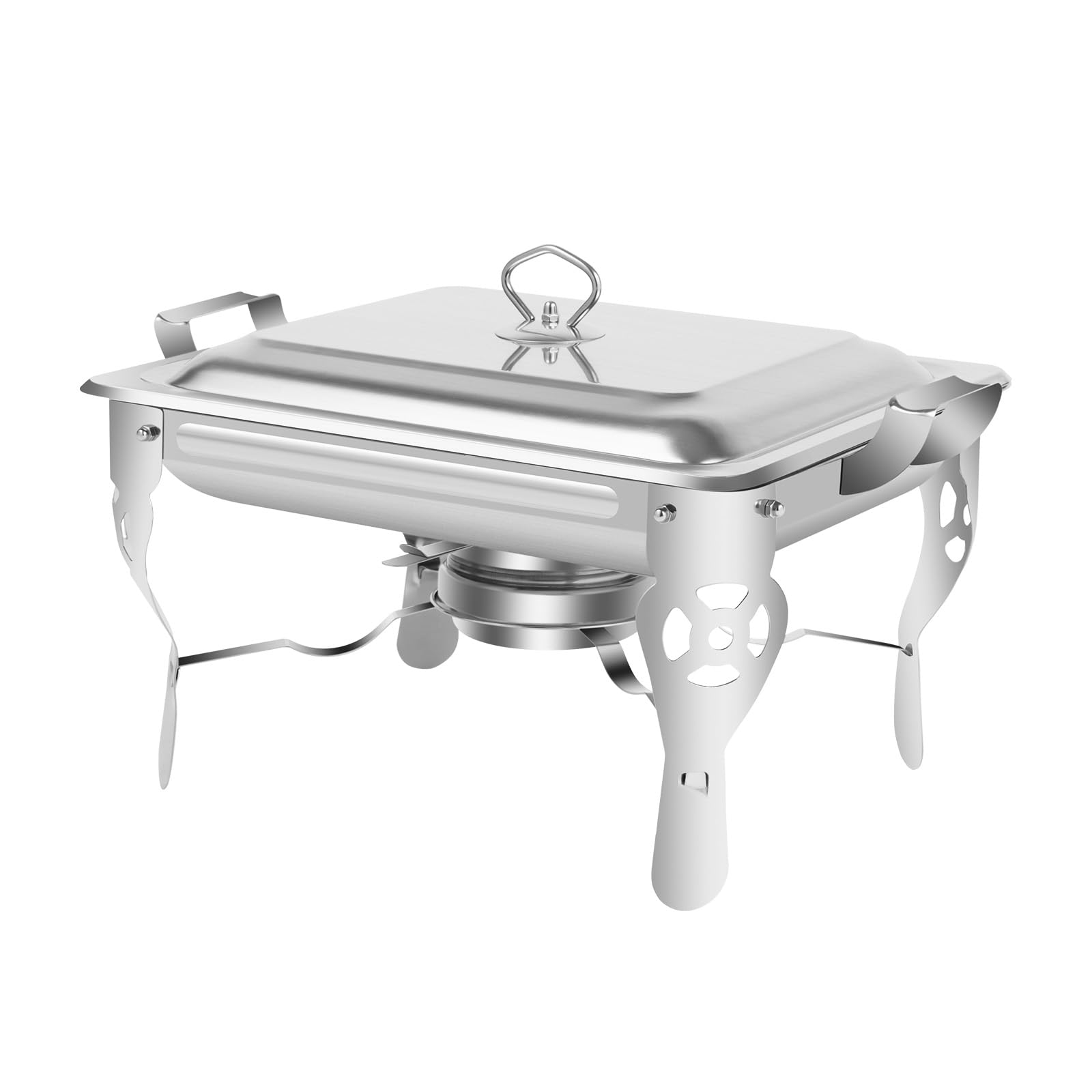 Récipient inox 6 L avec couvercle pour maintenir les plats chauds