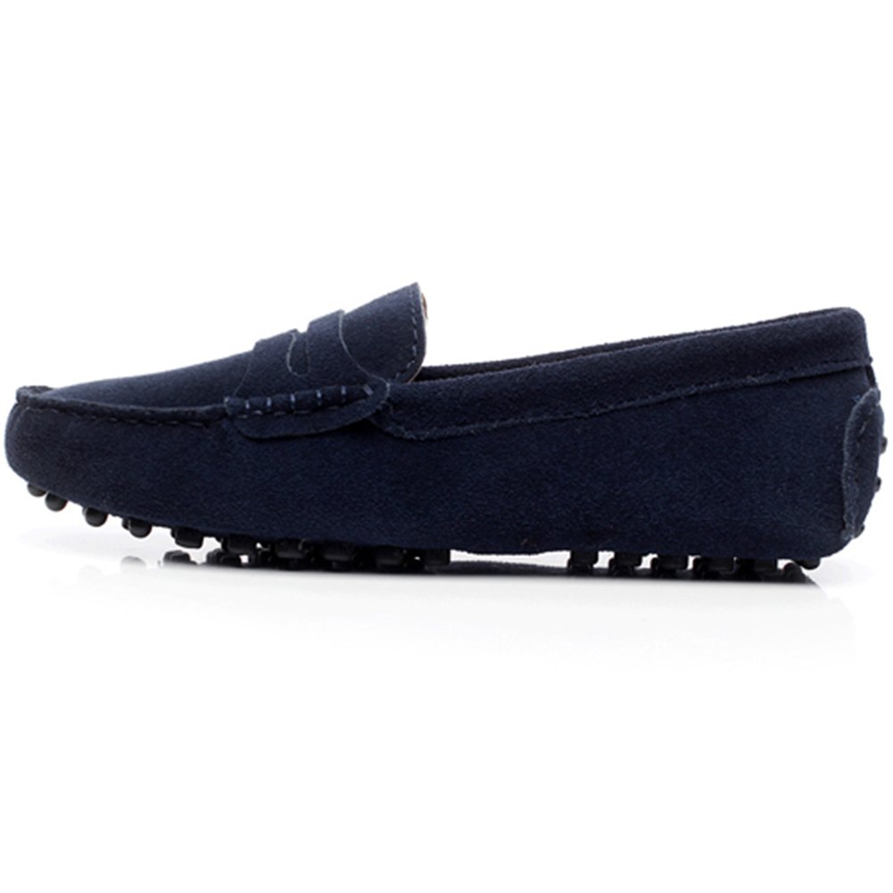 Mujer Clásico Gamuza Corbata de Moño Penny Mocasines Comodidad Hecho a Mano Pantuflas