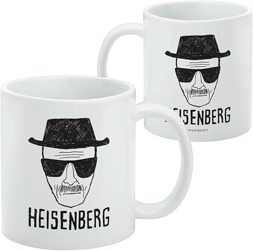 Miniatura 2 de GRAPHICS & MORE Breaking Bad Classic Heisenberg - Taza de café de cerámica, tazas de regalo novedosas para café, té y bebidas calientes, 11 onzas,