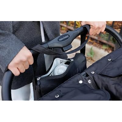Valco Baby Slim Twin Stroller 2024 (Licorice) - Lightweight Double Stroller Side by Side, Compact Fold, Toddler Twin with Large SPF50 Canopy, Adjustable Footrest, and Reclining Seats