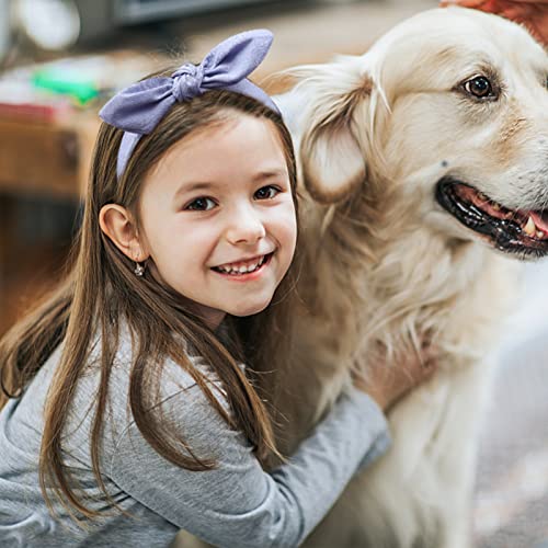 Aco-Uint 6 Pack Headbands For Women, Thin Bow Headbands Knotted Headbands, Cute Headbands With Bow For Girls Knot Headbands Kids Headbands Girls Headbands 8-12 Hair Accessories For Women #TOP1