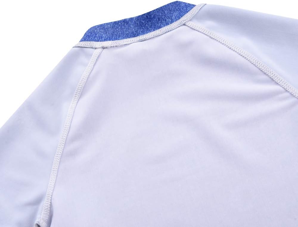 Cadocado Baby Boys 2-Piece Swimsuit Short Sleeve Rash Guards Shirt with Swim Trunk Bathing Suit Swimwear UPF 50+