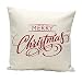 ABCsell 2016 Cotton?Merry?Christmas?Santa?Claus?8 By 18 Inches(18"X18") Home Square Decorative Throw Pillow Cover Cushion Cover Pillow Case Cushion Case