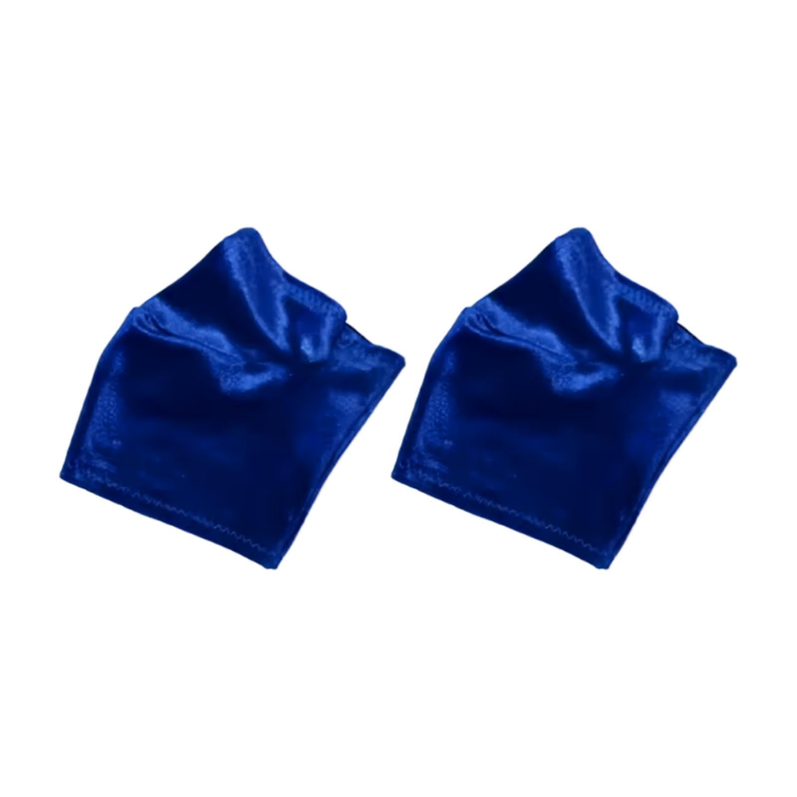 2 Pezzi Copriscarpe in Velluto Resistenti All'usura, Protezioni per Scarpe Da Spogliarellista, Antigraffio, Antiscivolo, Adatti per L'uso, Blue M
