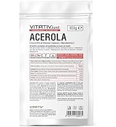 Acérola en poudre VITATIV 100 g | 25 % de vitamine C naturelle | extrait de baies de Malpighia Gl...