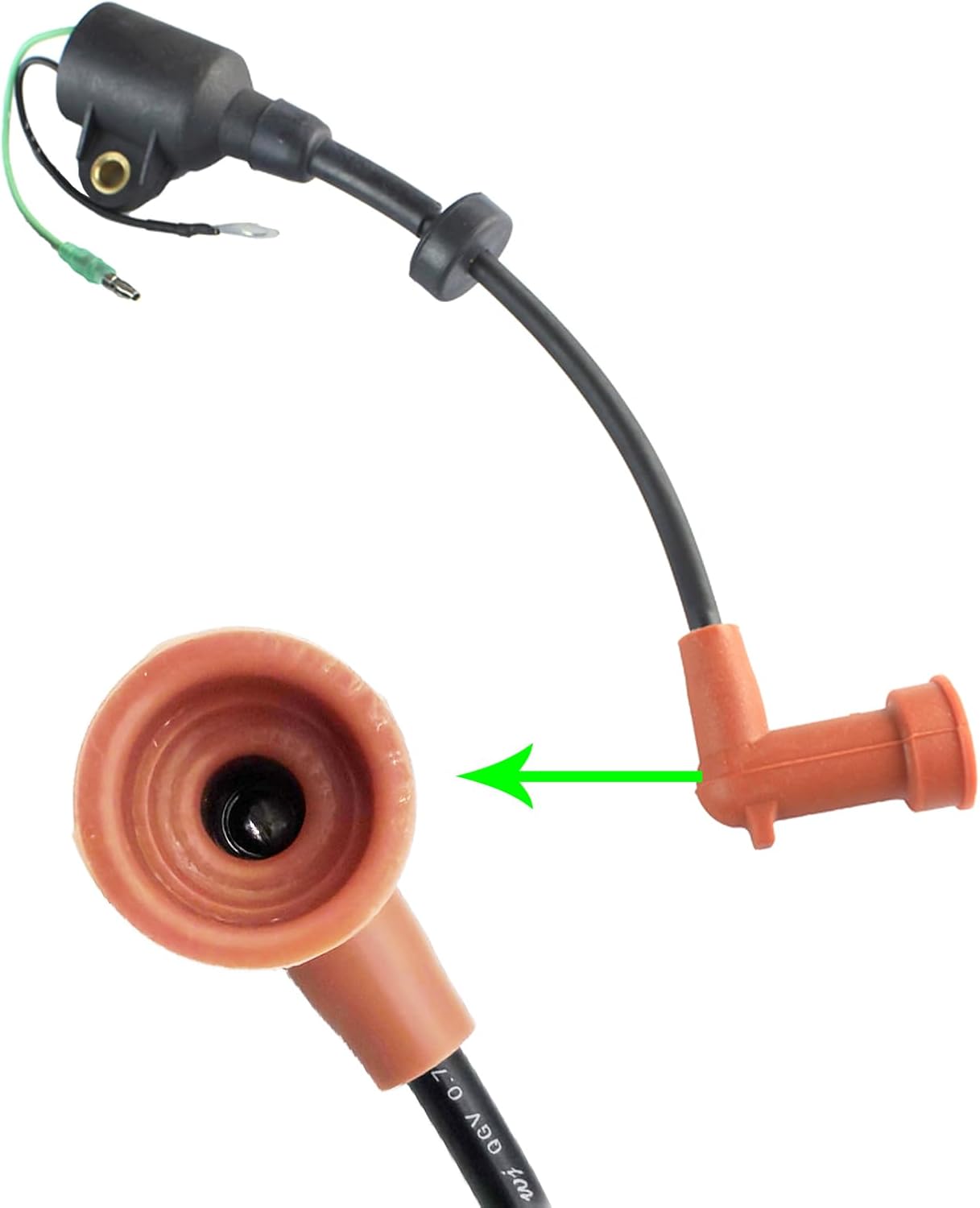 63V-85570-00 61N-85570-10 Ignition Coil For Yamaha 9.9HP 15 20 25 30 40 50 150 200 225 250 HP 2-Stroke Outboard Engine Replaces Sierra Marine 18-5113