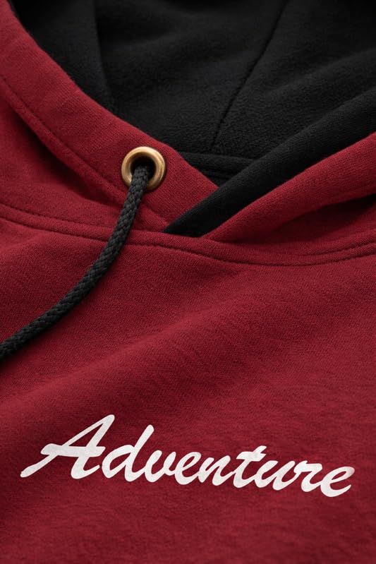 Image of Kids Boys & Girls Cotton Hooded Neck Full Sleeves Printed T-Shirt|Trendy Adventure Edition T Shirts for Kids