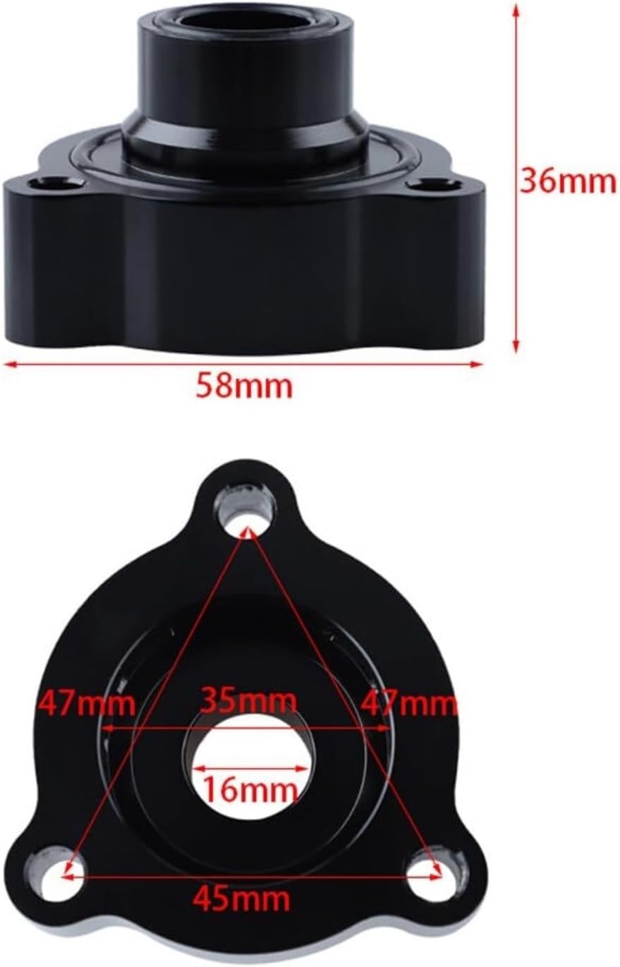 1.8T/ 2.0T Car Turbine Blow-Off Valve Adapter,Compatible With Mercedes Benz 2010-2025 A-class/B-class/C-class/E-Class/GLA/GLC/GLK/CLA/CLS, Vehicle Pressure Relief Valve Adapter Base Kit