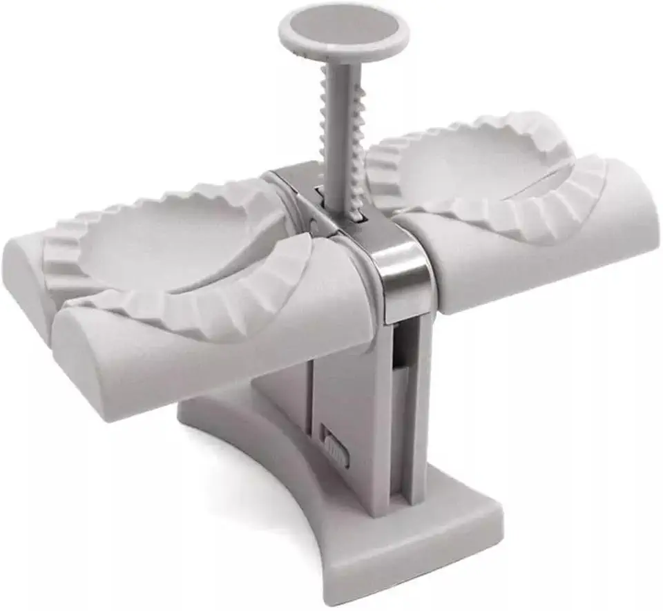 Maquina Para Pastel e Ravióli Duplo Culinária Cozinha Preparação Resistente Molde Pastelaria Doméstico Salgadinho Prensa Fácil PREMIUM
