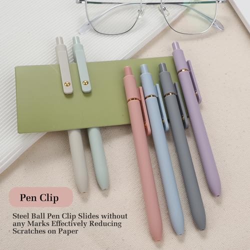 FIOVER 12PCS Bolígrafos de Gel Multicolor miniatura 3