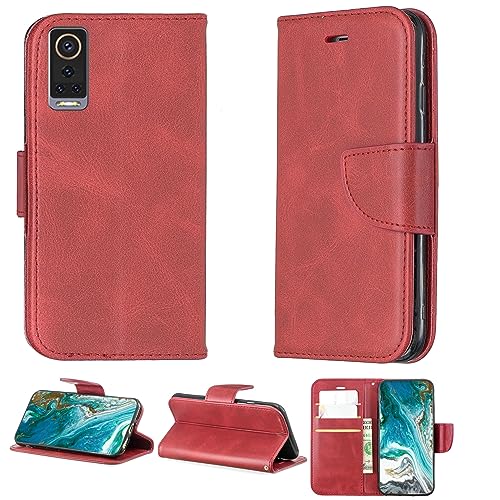 jioeuinly Case for HISENSE Infinity H60 Zoom Case Compatible with HISENSE H60 Zoom Phone Case Cover Flip Stand Cover PU Leather YZW Wallet Case Blue