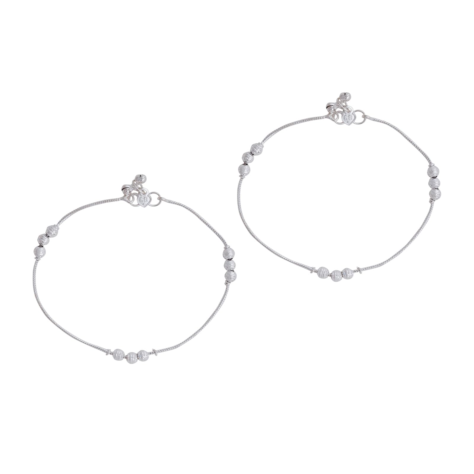 TEEJH Preet Pearl Anklets