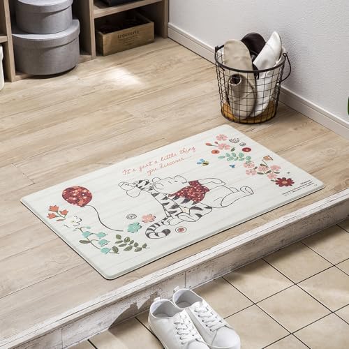 カインズ(CAINZ) ずれにくいPVC玄関マット くまのプーさん 幅50cm 奥行82cm ディズニー 拭ける