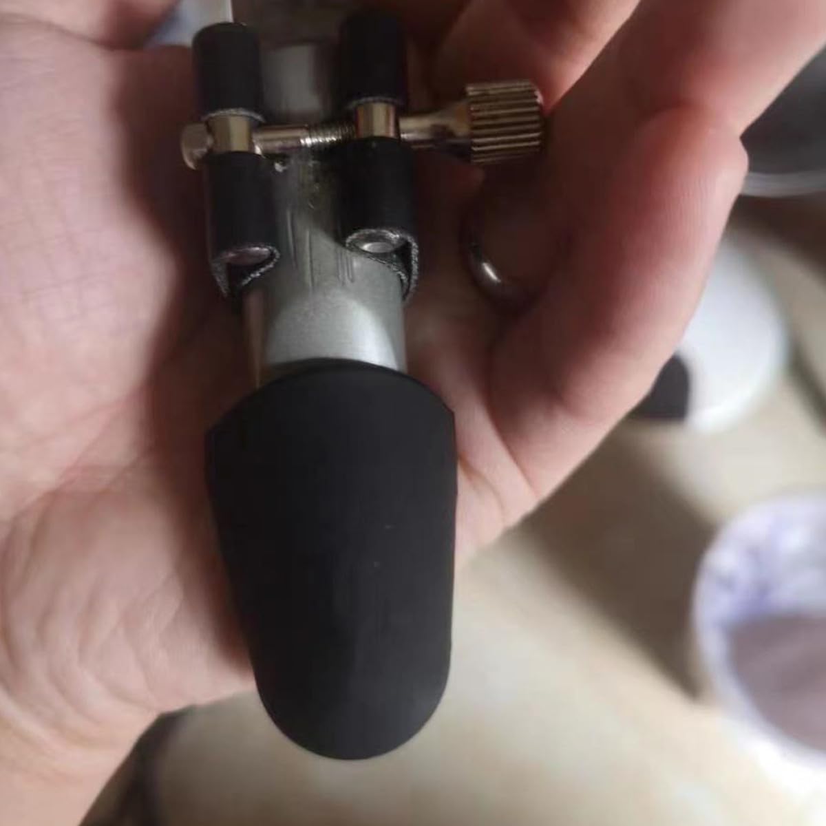 PRETYZOOM Protège Bec Saxophone Caoutchouc 2 Pièces pour Sax Alto Ténor Couvre Bec Résistant Usage Quotidien