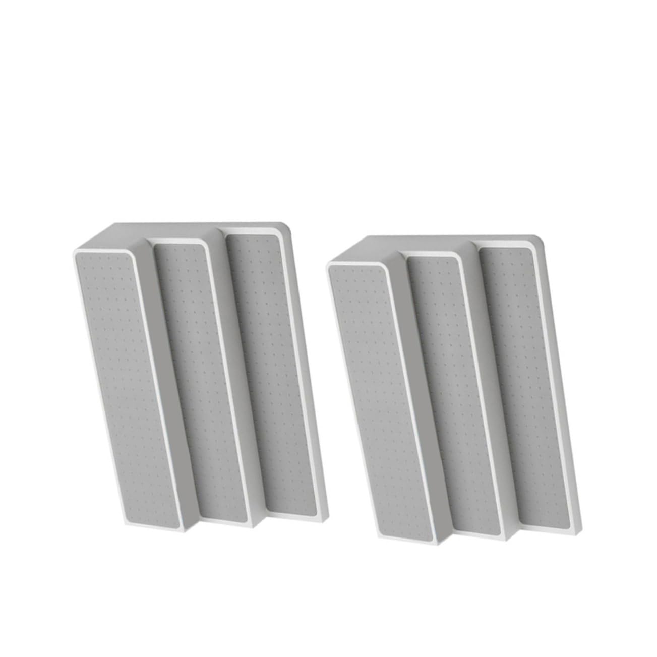 Étagère à Épices à 3 Niveaux en Pp, Lot de 2, pour Rangement la Cuisine | Rangement de Placard, Organisateur D’armoire, Usage la Cuisine et Salle de Bain, pour Sel et Savons