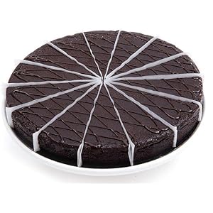 David’s Cookies Chocolate Truffle Cake 10″ – Birthday Cake For Delivery No Sugar Added Pre-sliced 14 pcs. Creamy Chocolate Cake, Fresh Bakery Dessert Great Gift Idea
