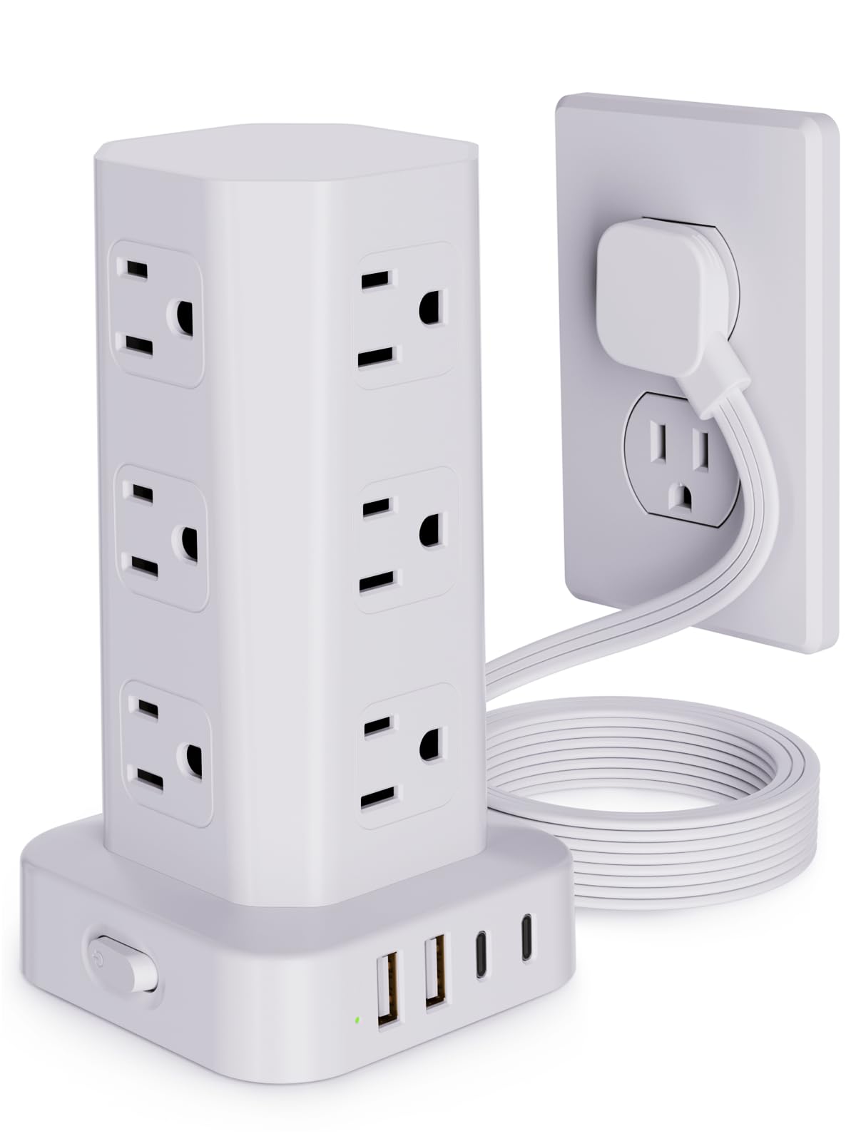 Pink Surge Protector Tower - 16 USB Outlets! -13 Pink Surge Protector Tower - 16 USB Outlets! -13