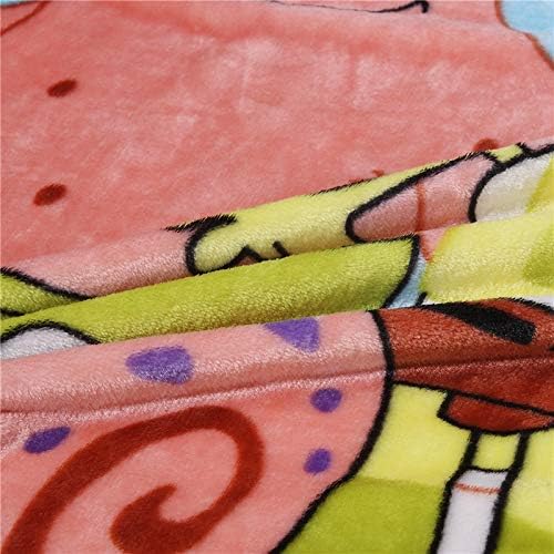 Throw Blanket 55'' x 40'' Kids Super Soft Warm, Couch Chair, Living Room (Blue)