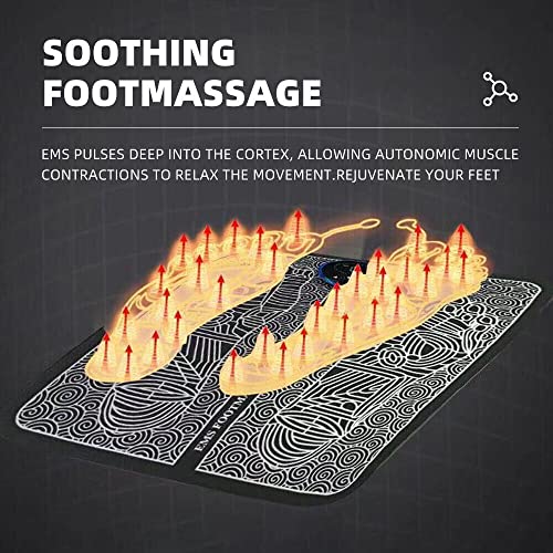 Z Zenda Keep Fit Foot Massager Mat - Acupressure Mat For Feet, Stimulate Circulation And Relieve Pain, Electric Acupuncture Points Stimulator #TOP4