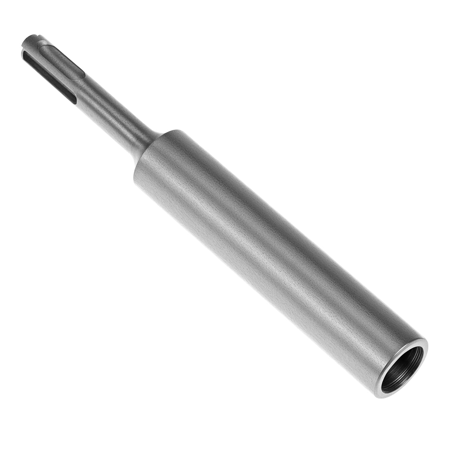 QWORK Ground Rod Driver for 5/8" & 3/4" Grounding Rods, Rotary Hammer Adapter Bit, Solid Steel Rod Driving Tool, Compatible with SDS Plus