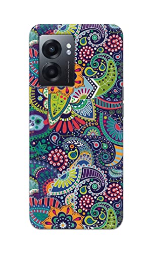 Image of Printed Hard Back Cover Case for Realme Narzo 50 5G Back Cover (Miraculous Patterns) -1803