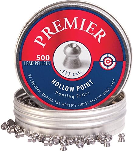 Crosman LHP77 .177-Caliber Premier Hollow Point Pellets (500-Count)