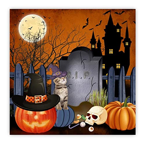 Panneau Halloween bois pour remplacer la déco plastique salon