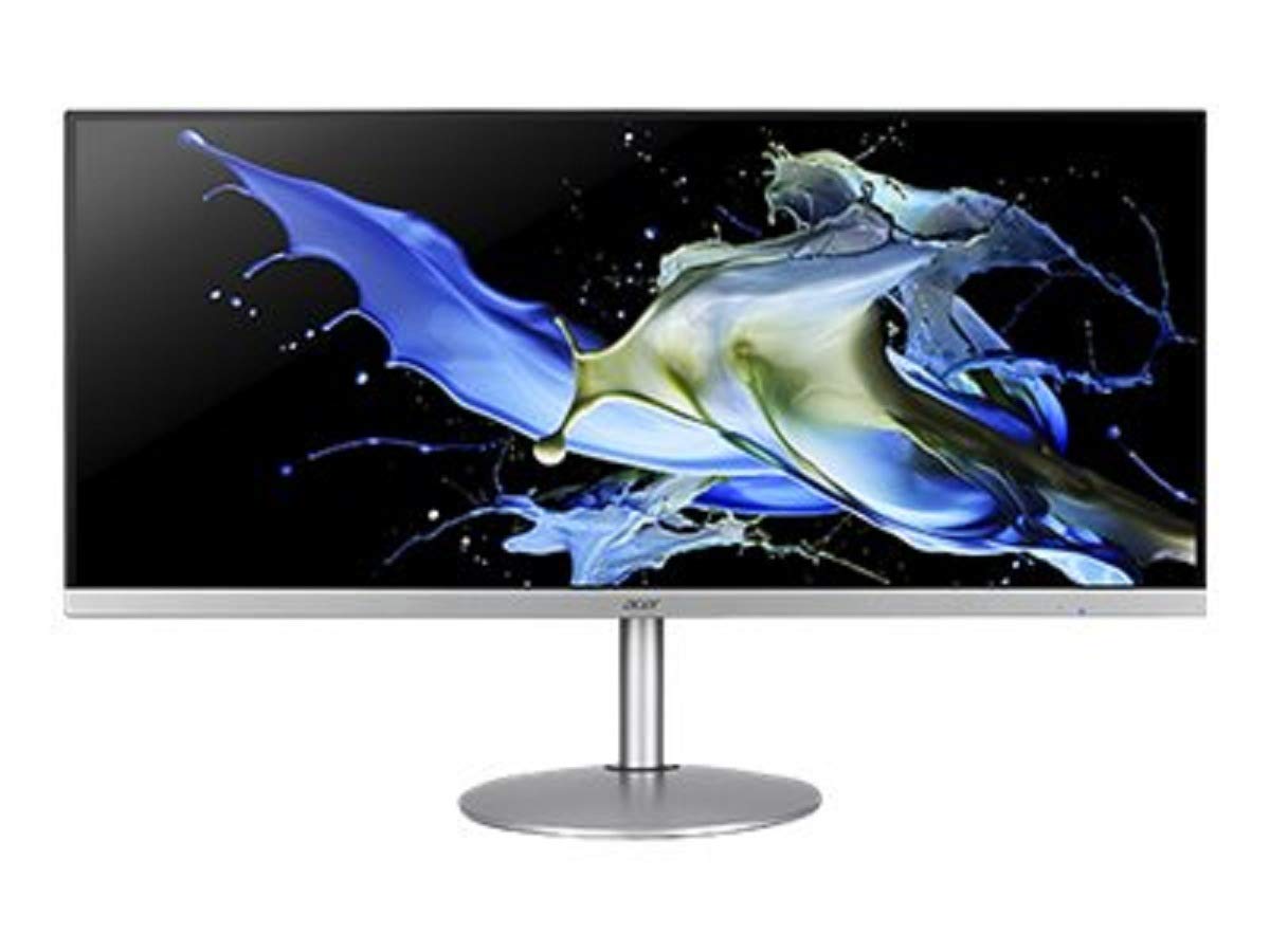 Acer CB342CKC - Écran PC 34" QHD UltraWide, 75Hz (3440x1440, 21:9, AMD Radeon FreeSync, 1ms VRB, 400 Nits, Comfyview, Télécommande, 2xHDMI 2.0/DP 1.4/USBC 65W) Moniteur PC, Couleur Noir/Argent
