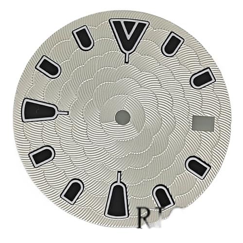 Cadran NH35 28.5mm blanc finition soignée pour boîtier de montre élégant