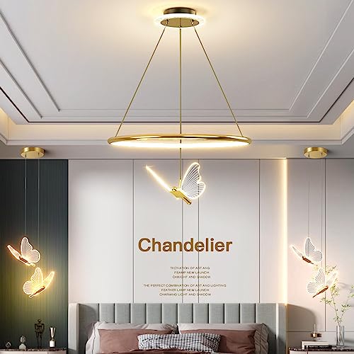 Suspension circulaire ronde LED dimmable pour éclairer efficacement une table à manger - 3