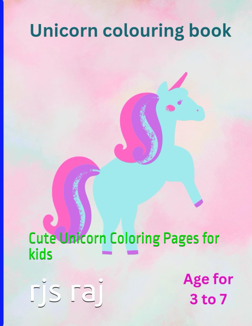Fun Activity Book for Children: Cute Unicorn Coloring Pages for kids
