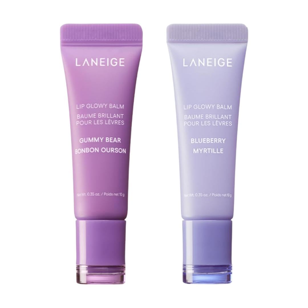 Laneige Combo of Lip Glowy Balm GummyBear (10G) and Lip Glowy Balm BlueBerry (10G)-Pack of 2-picture-7