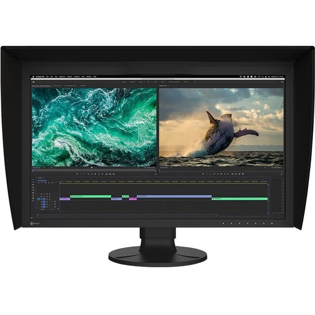 27 in. ColorEdge WQHD WLED LCD Monitor - 16-9 Black