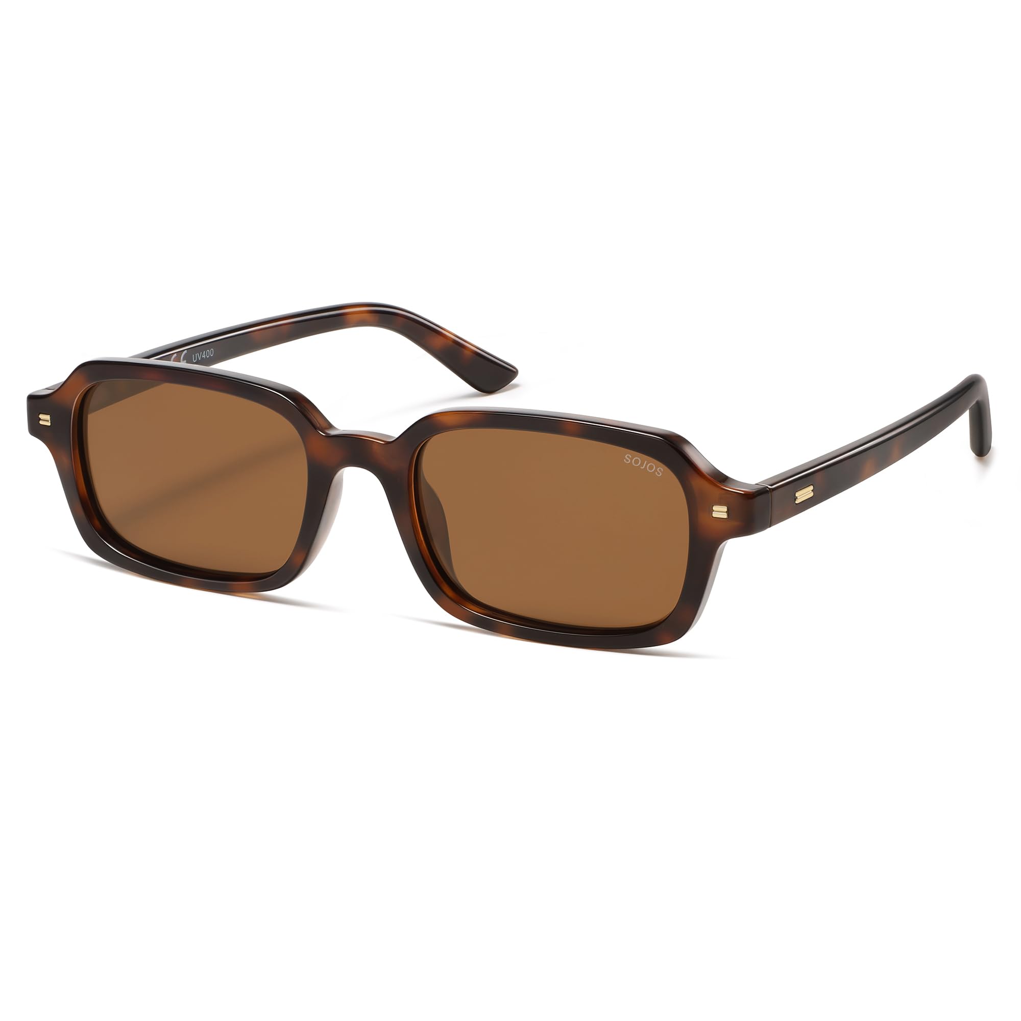 Trendy Rectangle Polarized Sunglasses Womens Mens SJ2610