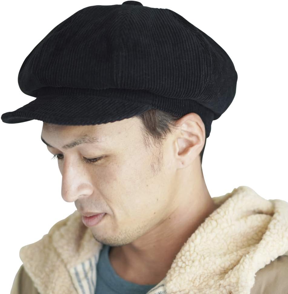 [ナコタ] コーデュロイ キャスケット 大きいサイズ 帽子 無地 メンズ レディース