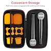 BESPORTBLE Microphone Case Hard Shell Storage Bag, Shockproof Carry Pouch for Wireless Mic and Digital Accessories, Small Protective Case with Zipper for Travel and Outdoor Use #1