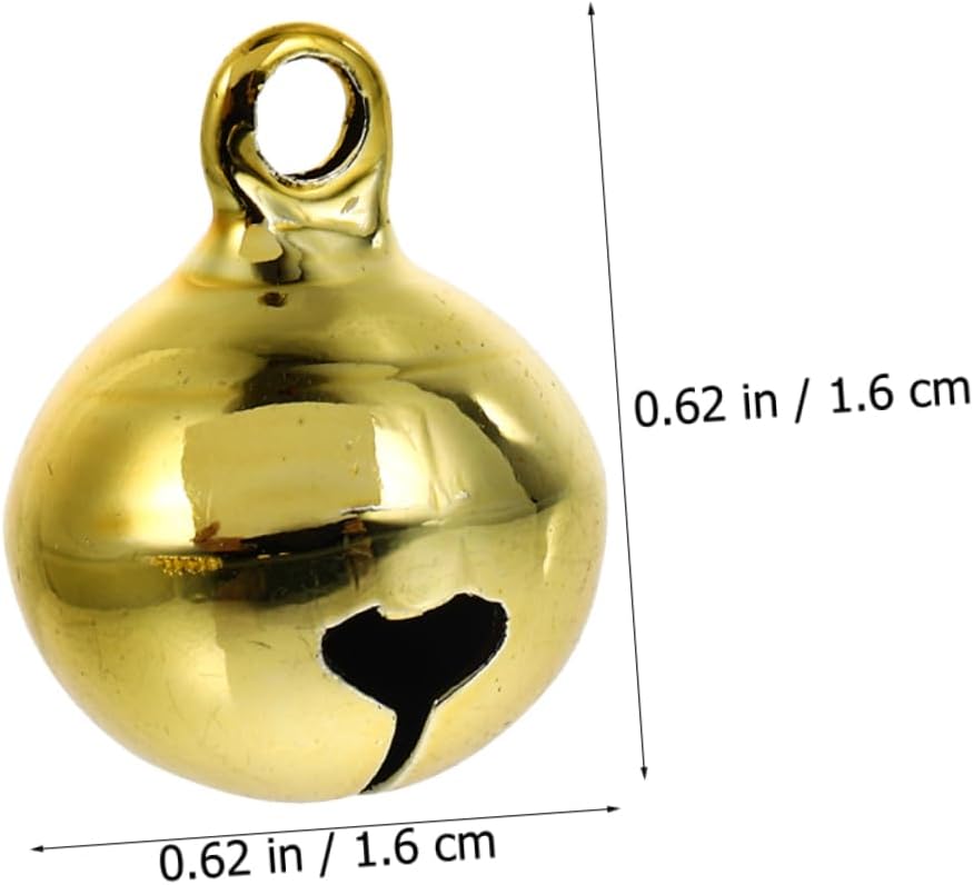 BESPORTBLE 18pcs for Christmas Decor Pet Collar Bells Fade-Resistant Holiday Hanging Decorations for Crafts and Festive Parties