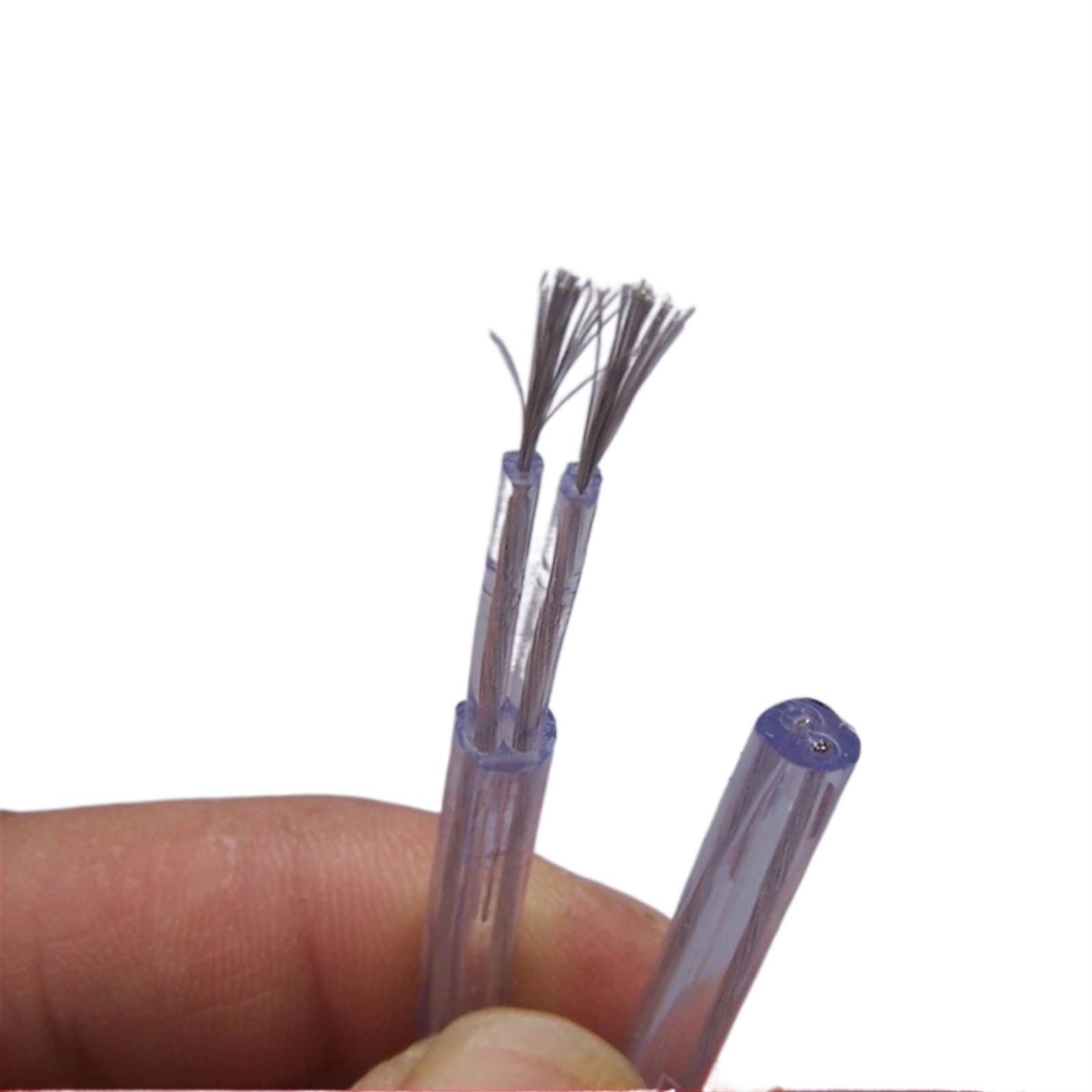 Cavo elettrico flessibile, Cavo di alimentazione for lampade a sospensione trasparente, cavo elettrico in rame a 2 conduttori x 0,75 mm | 4meter