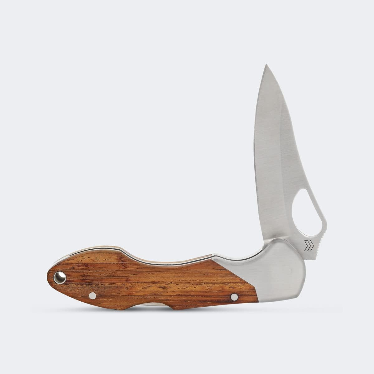 CIMO Gecko 7 Stainless Steel Pocket Knife Jatoba Wooden Handle with Clip - GE7-MAD