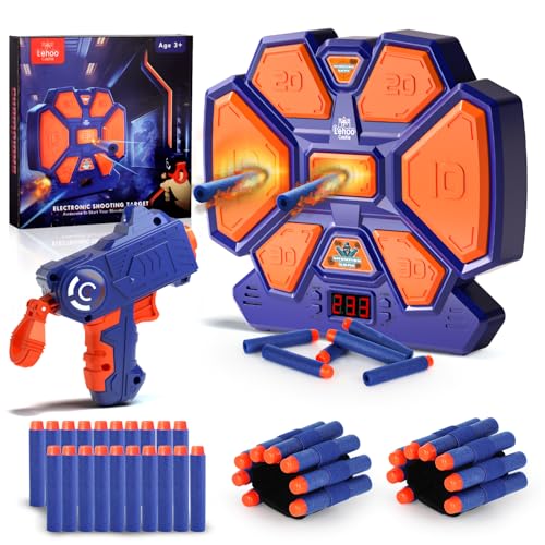 Lehoo Castle Electronic Target for Nerf Guns Shooting Game Toy for Kids 4+