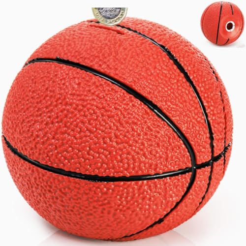 Tlence Basketball Piggy Bank for Boys, 7.5