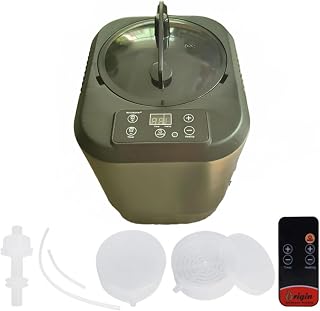 5L Sauna Steamer with Larger Volume and More Steam Output, Fcc Certified 5L & 2000W Steam Generator, Sauna Steamer Machine with Remote Control, Portable Sauna Steamer, Black