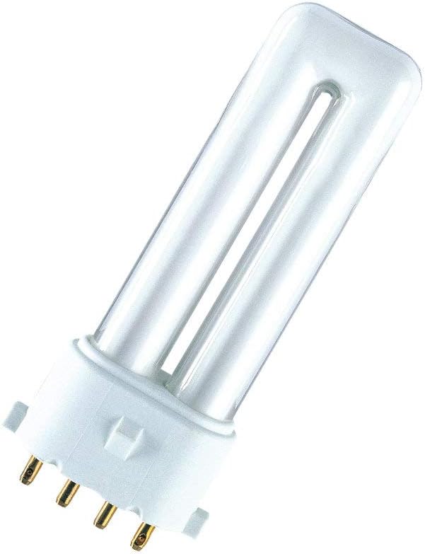 Dulux S/E 9 W/840 2 G7 4 Pin Base Compact Fluorescent Light Bulb, Cool White