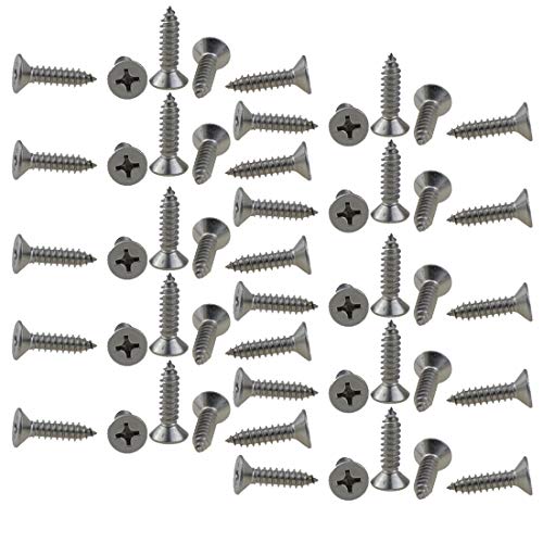 Vis autotaraudeuses M6 x 25 mm en acier inoxydable 304 pour fixations robustes