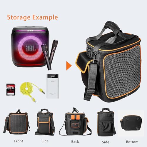 CltrCr JBL Party Box Encore 2 Bag, Speaker Tote Compatible with JBL Party Box Encore Essential 2 (2025), Portable Speaker Carry Case(Bag Only)