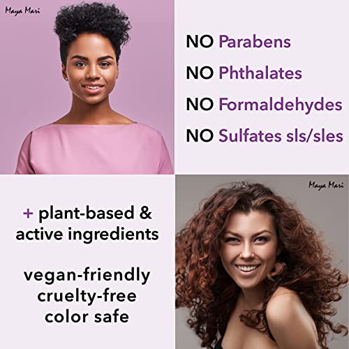 Maya Mari Castor Oil Curl Restore Conditioner - Sulfate Free Damage Repair & Moisture Seal For Dry Coarse Hair, 32 Fl Oz #TOP6