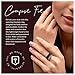 TROPHY Black Damascus Steel Inlaid Polished Black Titanium Men's Wedding Band With Black Sapphire Beveled Edges - 8mm - Size 10.5