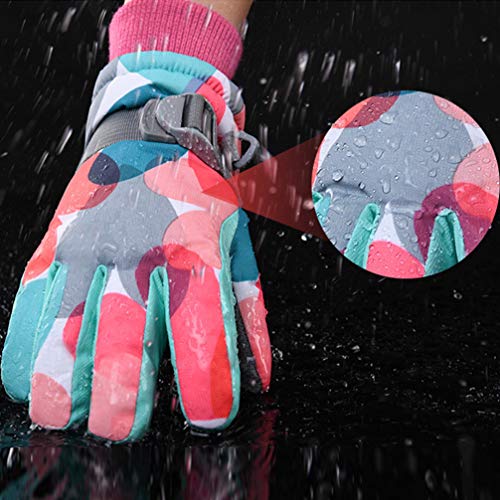 BESPORTBLE Luvas de Esqui Infantil Luvas de Neve CrianÃ§as Inverno Quente Luvas Ao Ar Livre Luvas pa